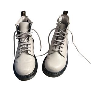 Dr. Martens 1460 Lace-Up Boots Neutral Stone Color - Sz 5